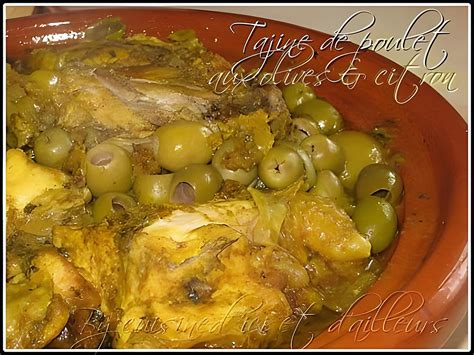 Recette De Tajine De Poulet Au Citron Confit And Olives