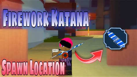 Firework Katana Spawn Location Shindo Life Youtube