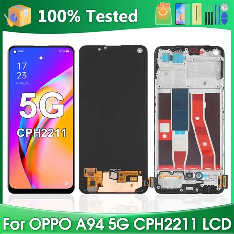 Pantalla LCD AMOLED De 6 43 Pulgadas Para OPPO A94 5G CPH2211 Sensor