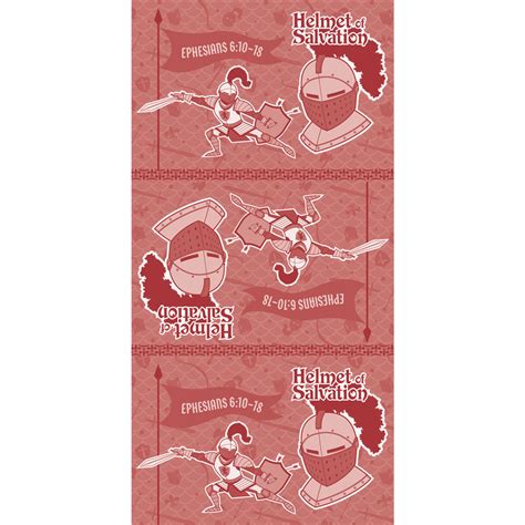 Tubular Bandana Red Pack Of 10 Keepers Of The Kingdom Vbs 2023