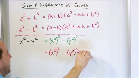 11 Factor The Sum Of Cubes And Difference Of Cubes Part 2 Algebra 2 Course Unit 4