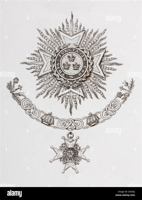 Star Collar And Badge Of A Military Knight Grand Cross Of The Order Of