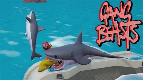 Shark Hungry GANG BEASTS Melee PS5 Gameplay YouTube