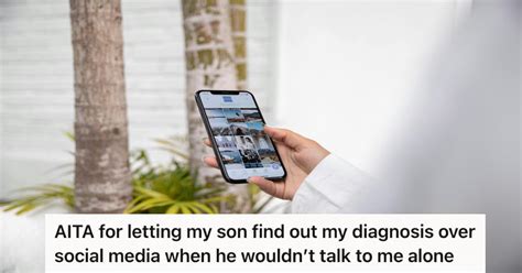 Her Son Refused To Talk With Her Alone So She Let Him Find Out About