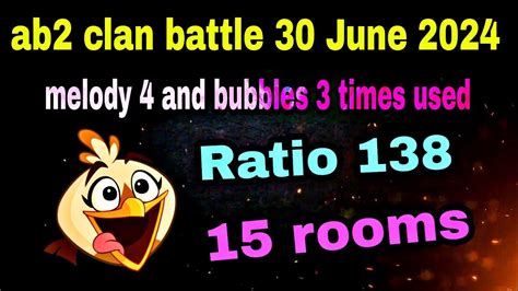 Angry Birds Clan Battle June Multiples Melody And Bubbles