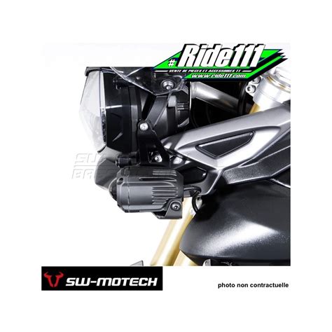 Support Pour Feux Additionnels Sw Motech Triumph Tiger