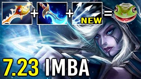 NEW IMBA 7 23 Divine Rapier Drow Ranger Multishot Mind Breaker Is OP