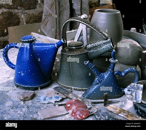 Pottery England Uk Stock Photo Alamy