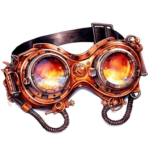 Steampunk Goggle Clipart Bundle High-resolution PNG Files - Etsy