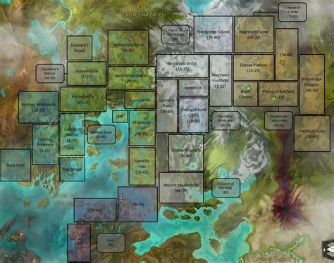 File Tyria Map With Zones Guild Wars 2 Wiki GW2W