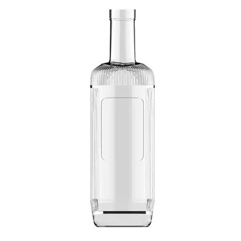 Factory Direct New Design Super Flint Vodka Liquor Glass Bottle With