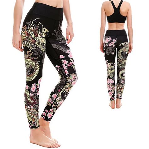 Chinese Style Women Ladies Slim Fitness High Leggings Fashion Stretchy