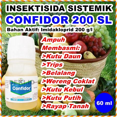 Jual Confidor Sl Ml Insektisida Sistemik Pestisida Imidakloprid