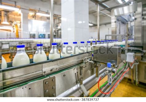 Milk Production Factory Stock Photo (Edit Now) 387839737