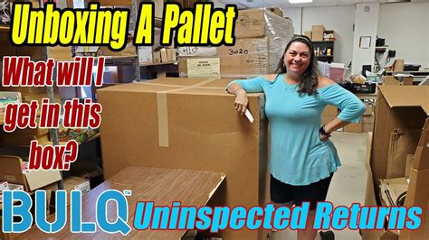 Unboxing This Bulq Pallet Of Uninspected Returns I Find Some