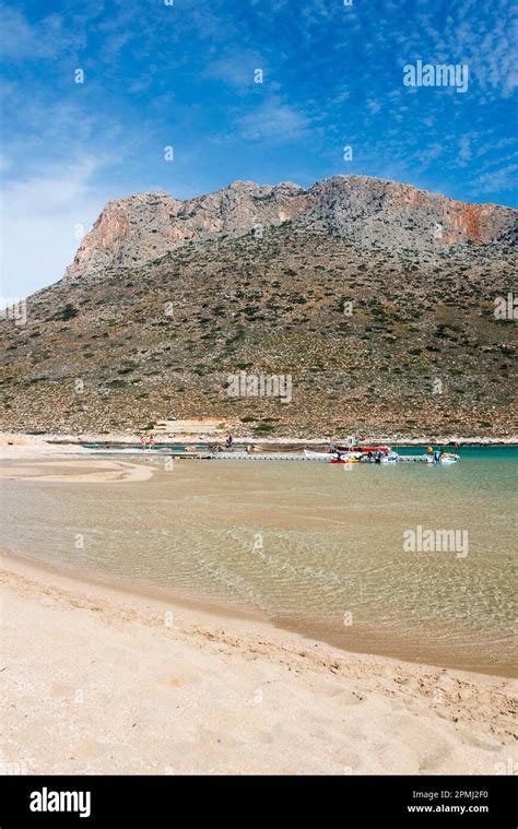 Beach Stavros Akrotiri Peninsula Crete Greece Stock Photo Alamy