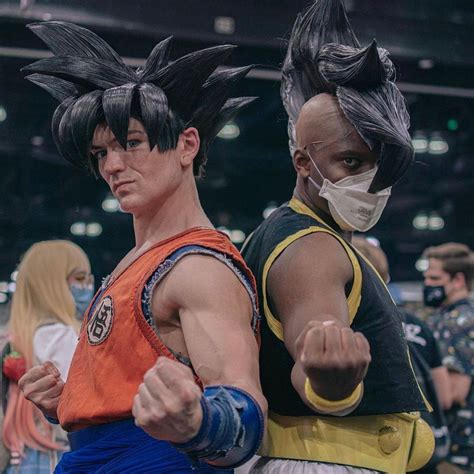 Goku And Uub Cosplay From DragonBall Z At Anime Expo Miyagi Student