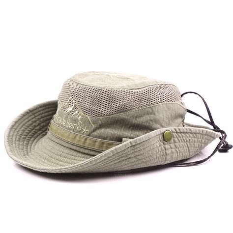 Sun Protection Hat Bucket Cargo Safari Bush Jungle Summer Fishing