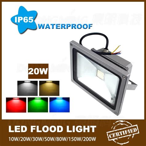 Ultra Thin Ip65 Waterproof 85 265v Led Flood Light 20w Led Floodlight Outdoor Lighting 110v 220v