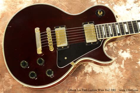 1981 Wine Red Gibson Les Paul Custom