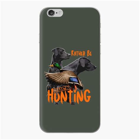 Rather Be Hunting Black Labrador Retrievers And Duck Hunting Iphone