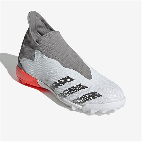 adidas Predator Freak 3 Sin Cordones TF Blanco Hierro Metálico Rojo