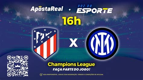 Atl Tico De Madrid X Internazionale Narra O Ao Vivo Champions