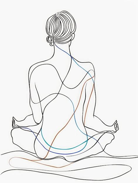 Premium Photo | Mindfulness A Minimalist Art of Meditation Generative AI