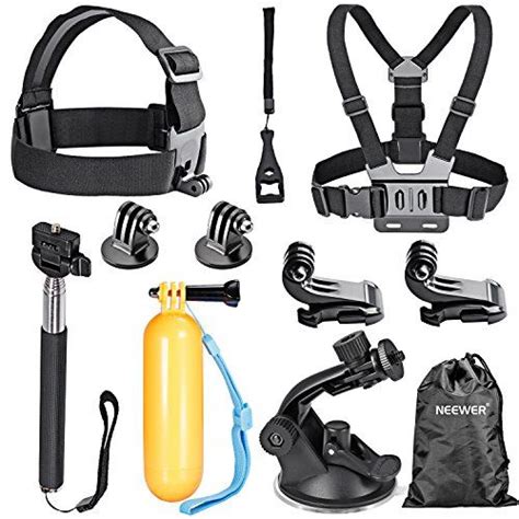 Neewer Kit 8 En 1 De Accesorios Para Cámaras De Deporte Accesorios