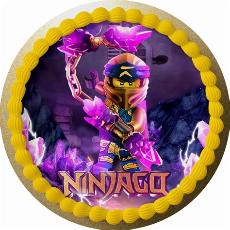 Op Atek Na Tort Lego Ninjago Gratis Tekst Wafers Premium