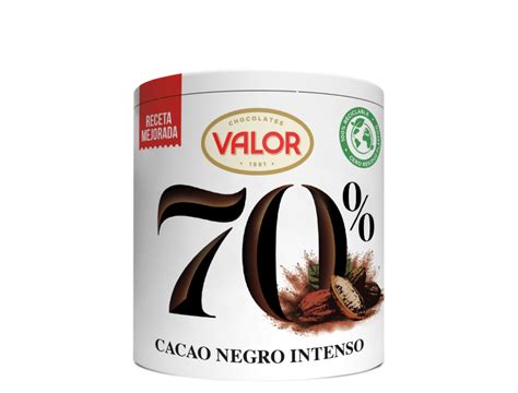 CACAO NEGRO INTENSO 70 Chocolates Valor