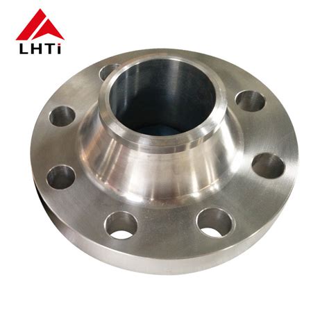 Threaded Weld Neck Titanium Flange ASME ANSI B16 5 Standard GR2 GR5