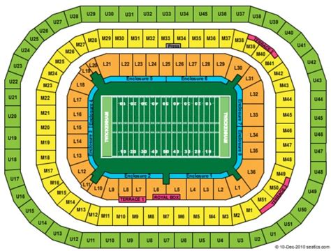 Twickenham Seating Map