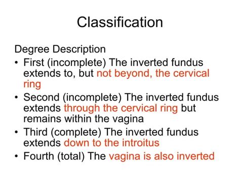 Acute Uterine Inversion Ppt Free Download