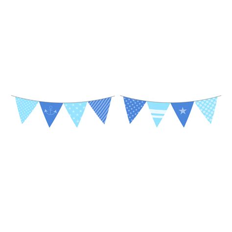 Blue Bunting Clipart Transparent Png Hd Blue Bunting Border Party