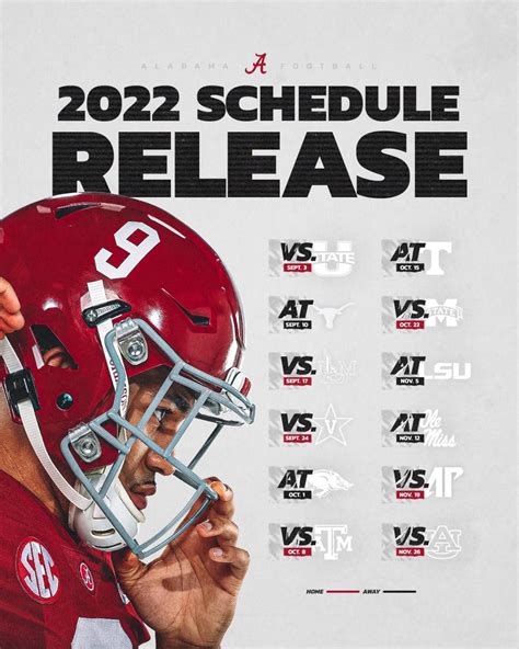 2022 2023 Alabama Football Schedule