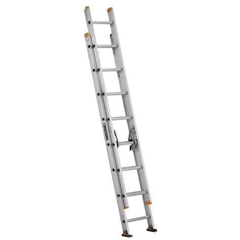 Louisville Ladder Ft Aluminum Extension Ladder With Lbs Load