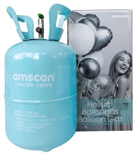 Disposable helium bottle 50 balloons | Party365.com