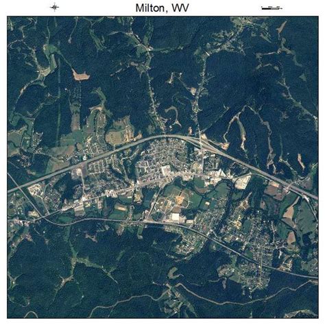 Aerial Photography Map of Milton, WV West Virginia