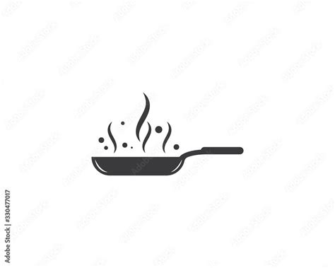 Cooking Pan Logo Vector Template Stock Vector Adobe Stock