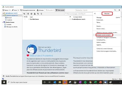 Configurer ses emails dans Thunderbird Hébergement web création de