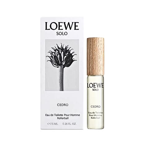 Loewe Solo Cedro Edt Rollerball Ml Tpco Store