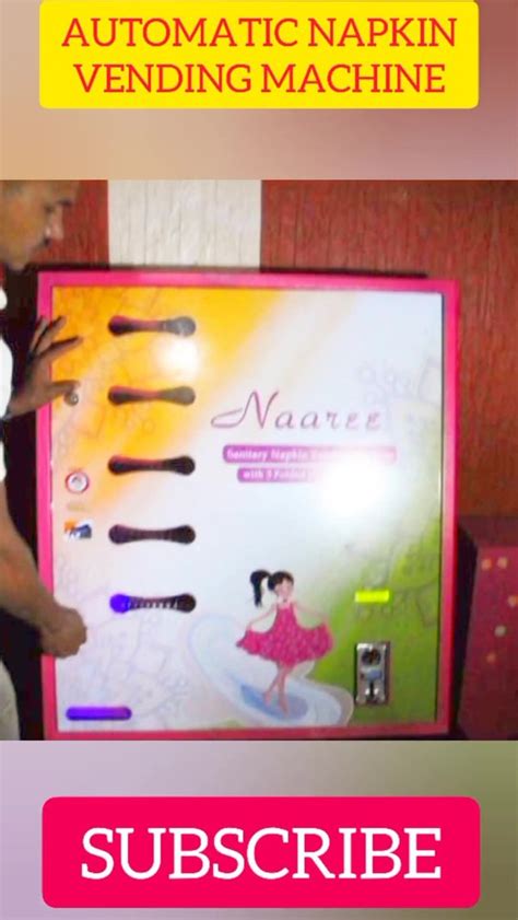 200 Pads Automatic Sanitary Pad Vending Machine at Rs 30230 सनटर