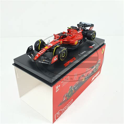 1 43 Coche car Fórmula 1 Ferrari SF23 55 Carlos Sainz Jr 2023 Burago