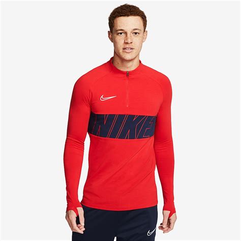 Nike Dry Academy Drill Top University Red White Mens Replica Tops Pro Direct Soccer