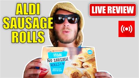 Aldi Vegan Sausage Roll Live Taste Test Youtube