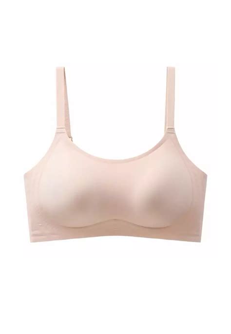 Kiss Tell Premium Layla Seamless Wireless Bra In Nude Buy Kiss Tell Online ZALORA