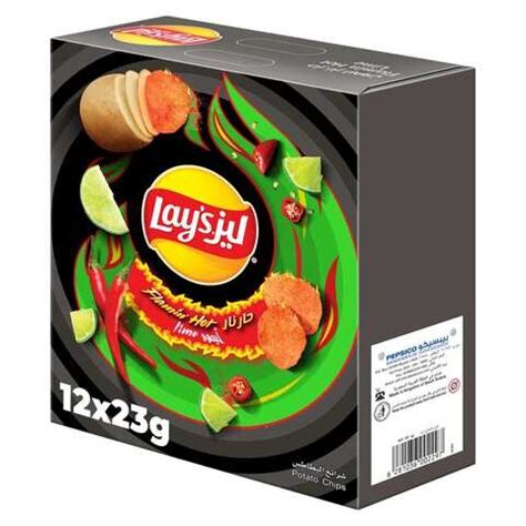 Lays Flamin Hot Lime Flavoured Potato Chips G Price In UAE