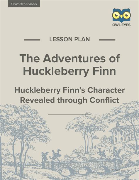 Huckleberry Finn Character Analysis Lesson Plan - Owl Eyes