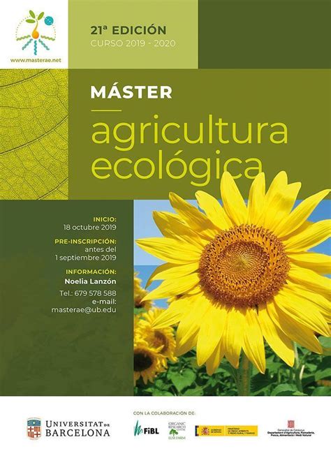 Nueva edición del Máster de Agricultura Ecológica de la Universidad de